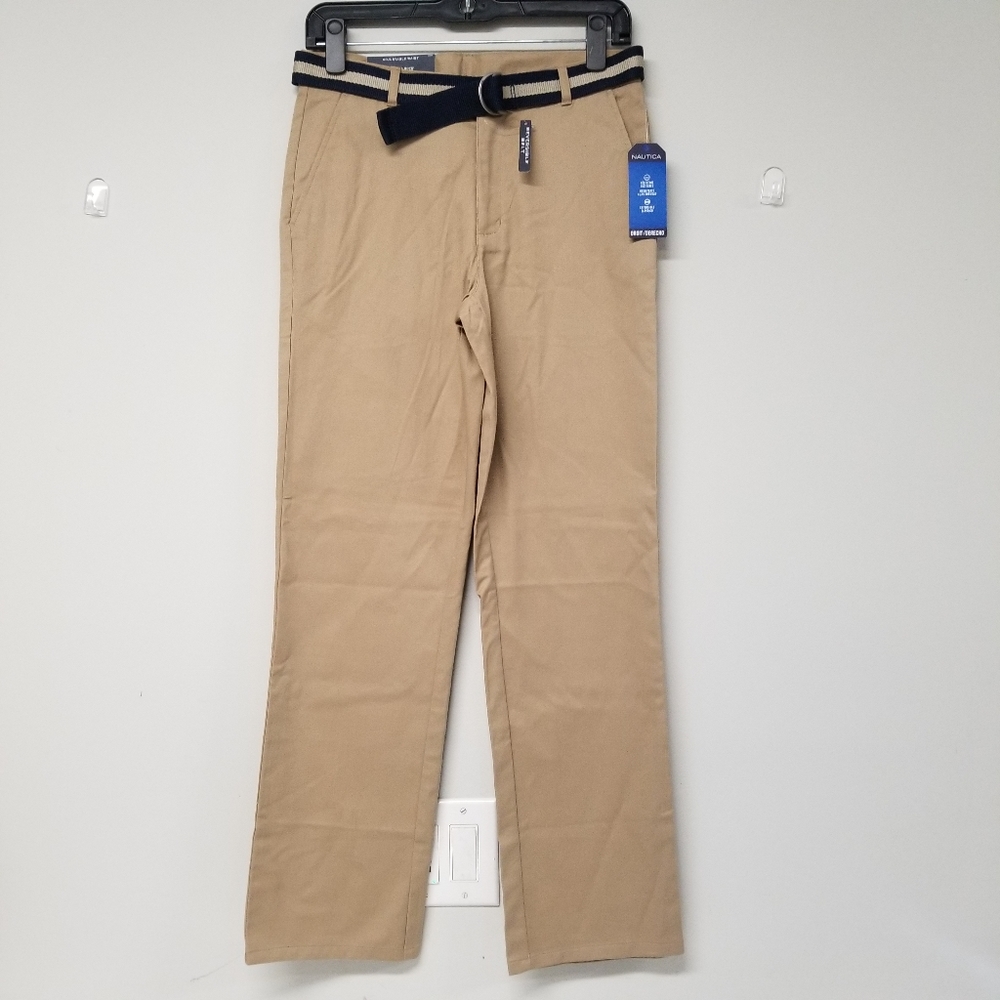 Nautica Burnished Khaki Boys Sz 18 Regular Pants